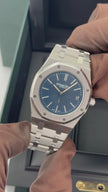 Audemars Piguet Royal Oak 15202ST.OO.1240ST.01 Stainless Steel  Bleu Nuit Dial 39mm