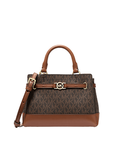 MICHAEL KORS Reed Extra-Small Pebbled Leather Satchel image 0