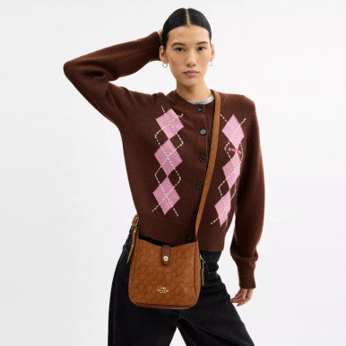 COACH Hadley Mini Crossbody Bag In Signature Suede image 0