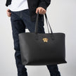 VERSACE La Medusa Leather Tote Bag image 8