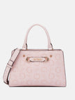 Guess Lacy Logo Satchel - Pink image 0