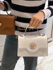 VERSACE La Medusa Crossbody Bag - White image