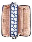 Guess Reinee Mini Double-Zip Crossbody - Blue image 3
