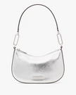 KATE SPADE Nina Satin Shoulder Bag - Silver image