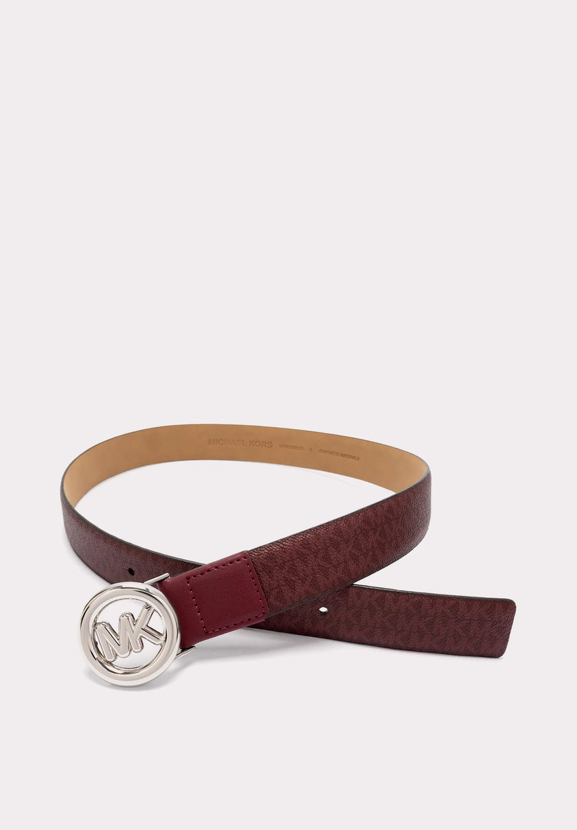 MICHAEL KORS Non Reversible Belt Dark Red image 0
