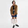 COACH Mollie Tote Bag - Silver/Chalk image 1