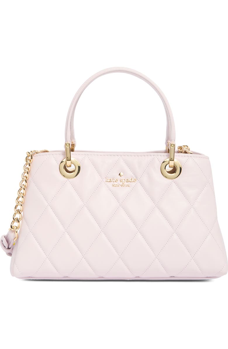 KATE SPADE Carey Quilted Leather Satchel - Pale Amethyst image 1