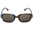 Burberry Eldon Dark Brown Rectangular Men's Sunglasses image 3