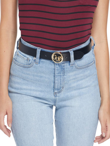 GUESS Mosaic Logo Belt - Black (@Delhi Studio) image 2