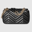 GUCCI GG Marmont Small Shoulder Bag - Black image 3