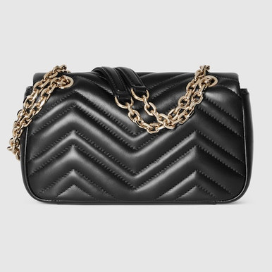 GUCCI GG Marmont Small Shoulder Bag - Black image 3