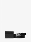 MICHAEL KORS Signature Logo Card Case and Belt Gift Set image 1