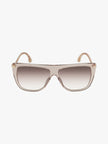 JIMMY CHOO  Brown Mirror Gradient Browline Ladies Sunglasses image 0