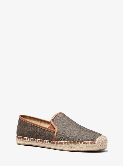 [At India] MICHAEL KORS  Hastings Signature Logo Slip-On Espadrille