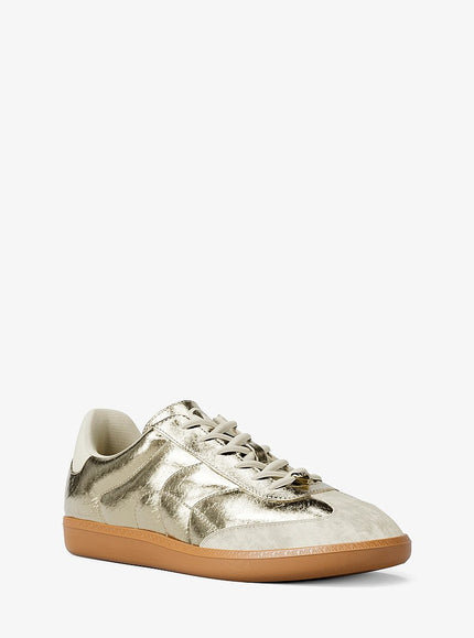 MICHAEL KORS Benny Metallic Sneaker - Pale Gold