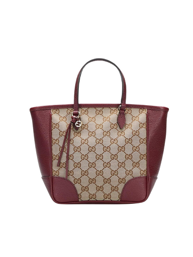 Gucci GG Canvas Small Bree Tote - Red image