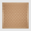 GUCCI Gg Wool And Silk Jacquard Shawl image 2