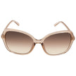 [ARRIVING] CALVIN KLEIN Brown Gradient Butterfly Ladies Sunglasses image 0