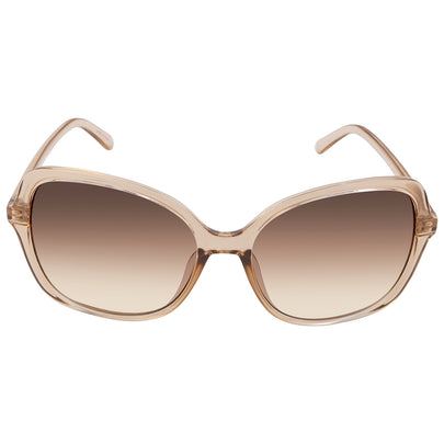 [ARRIVING] CALVIN KLEIN Brown Gradient Butterfly Ladies Sunglasses image 0