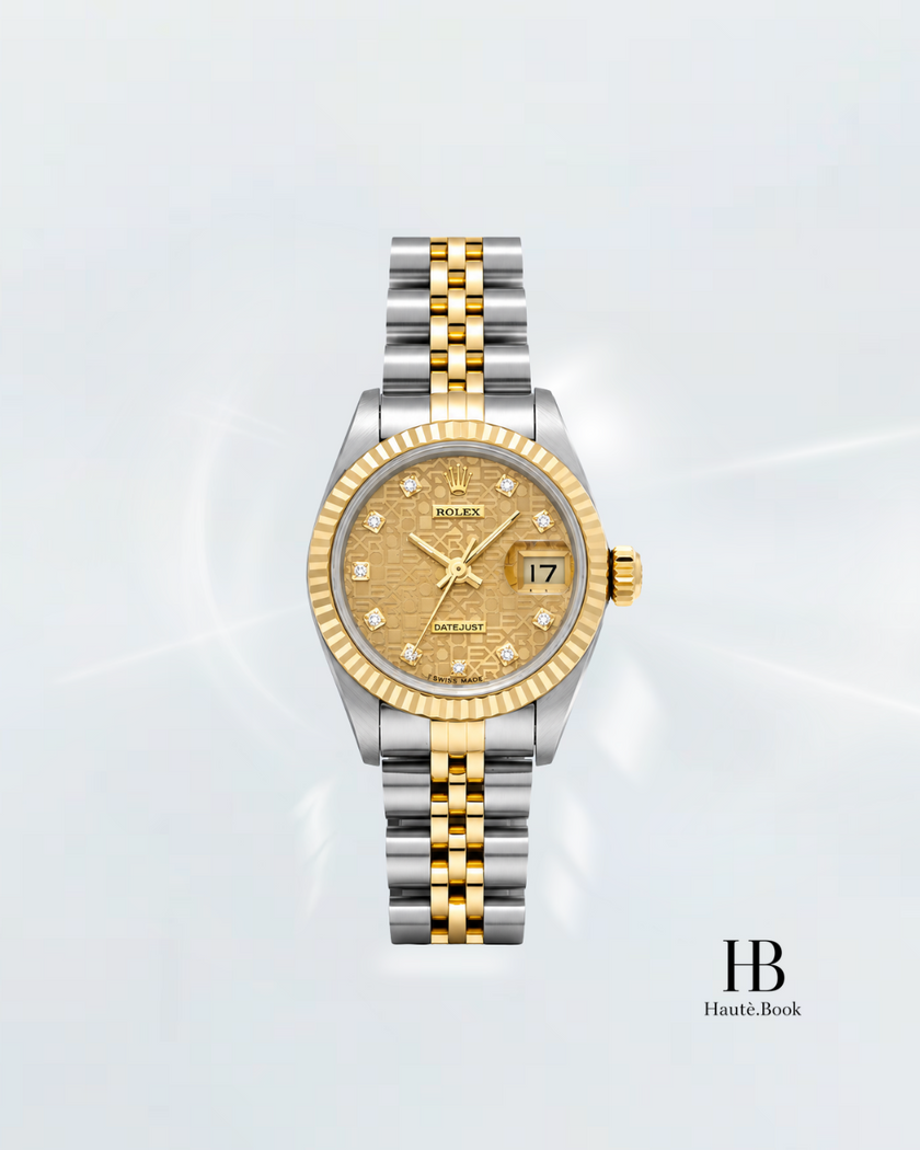 [Store Display] ROLEX Datejust Champagne/Computer Diamond Jubilee Yellow Gold Stainless Steel 26 mm