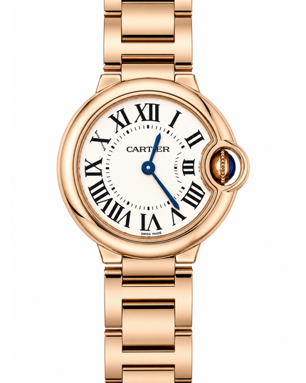[STORE DISPLAY]CARTIER Ballon Blue SM PG W69002Z2 PG/RG Quartz 28MM
