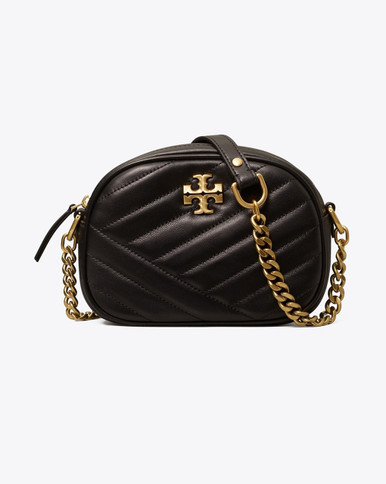 TORY BURCH Kira Chevron Small Camera Bag - Black image 3