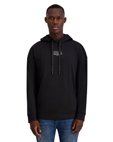 KARL LAGERFELD PARIS Long Sleeve Karl Logo Hoodie Sweatshirt image 2