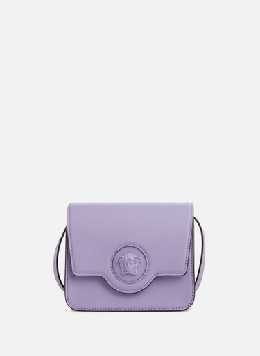 VERSACE Medusa Leather Handbag - Purple image 3
