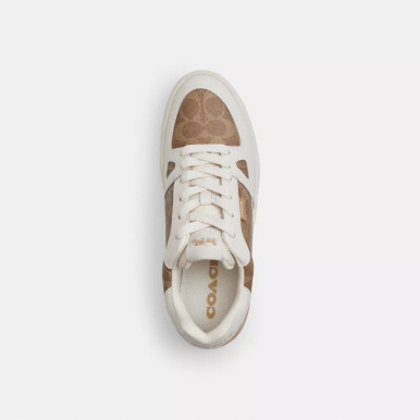 COACH Clip Court Low Top Sneaker In Signature Canvas image 0