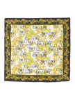 VERSACE  JEANS  Couture Barocco-Printed Finished Edge Scarf - White image