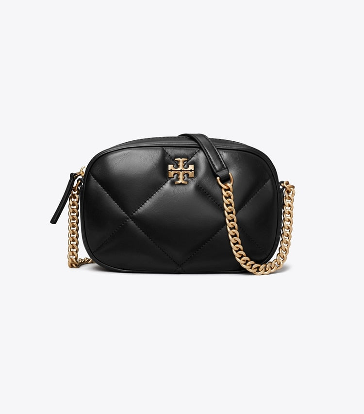TORY BURCH Kira Diamond Quilt Camera Bag - Black image 0