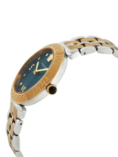 VERSACE Greca Icon Quartz Green Dial Two-Tone Ladies Watch (Arriving in Delhi) image 2