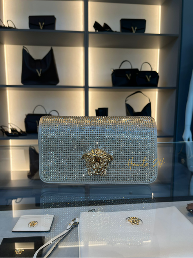VERSACE Medusa Head Clutch Bag - Gold image 2