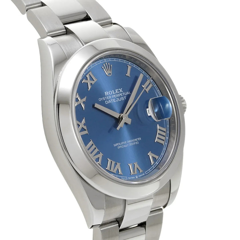 [STORE DISPLAY] ROLEX Datejust Blue Roman Numeral 41MM