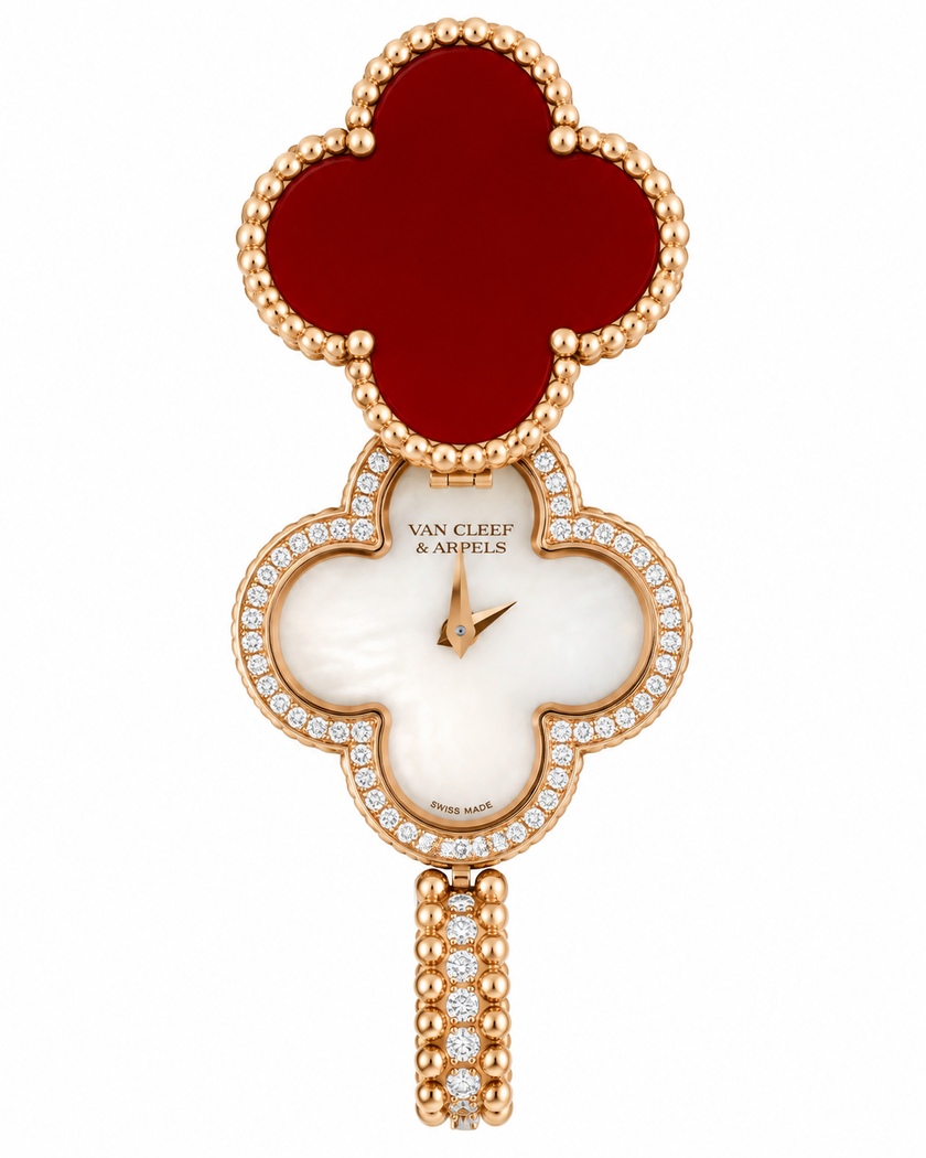 Van Cleef & Arpels Alhan Brush Cllette Pendant 28MM