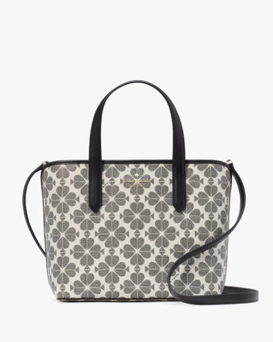 KATE SPADE  Spade Flower Small Tote - Black Multi image 3