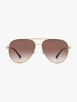[ARRIVING] JIMMY CHOO Brown Gradient Pilot Ladies Sunglasses image 0