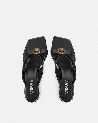 VERSACE Gianni Ribbon Mules 45 mm image 0