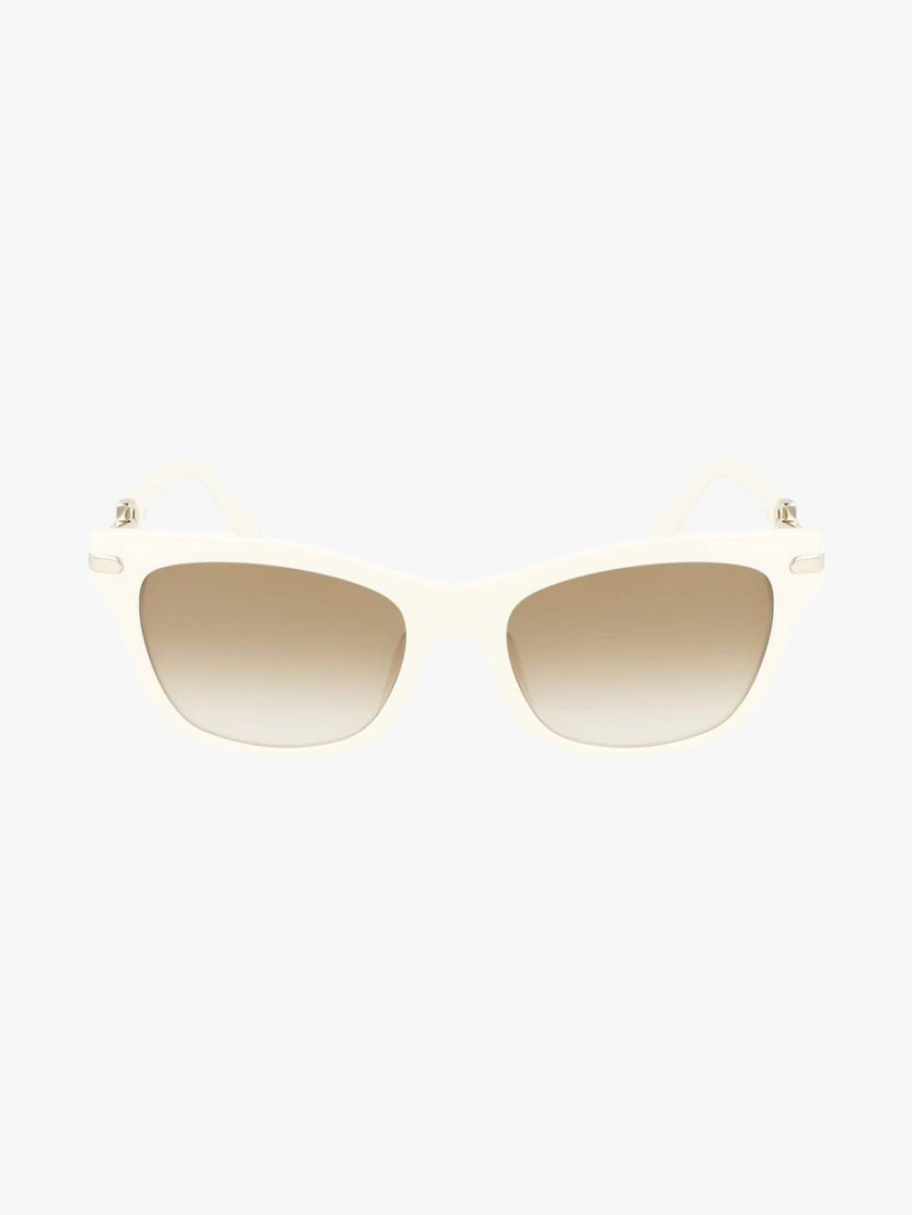 SALVATORE FERRAGAMO Brown Gradient Rectangular Ladies Sunglasses (Arriving In Delhi) image 0