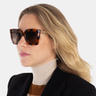 SALVATORE FERRAGAMO Brown Gradient Butterfly Ladies  Sunglasses image 2