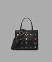 KARL LAGERFELD Maybelle Satchel With Pins - Black image 0