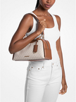 MICHAEL KORS  Cecily Medium Signature Logo Shoulder Bag - Vanilla image 1