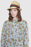 GUCCI Straw Woven Bucket Hats image 0
