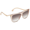 JIMMY CHOO  Brown Mirror Gradient Browline Ladies Sunglasses image 2