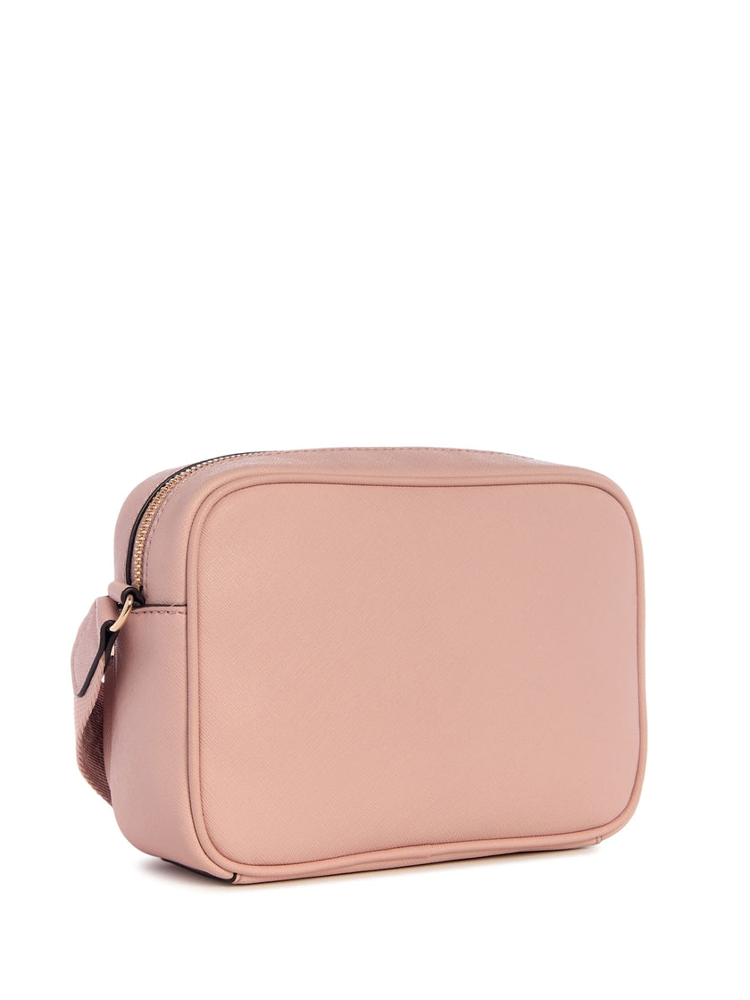 Guess Pennywise Faux-Leather Crossbody Bag - Pink image 1
