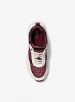MICHAEL KORS Katrina Signature Logo and Metallic Lizard Embossed Trainer (@Delhi Shoes) image 0