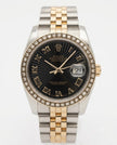[Store Display] ROLEX Datejust Black Roman 36MM