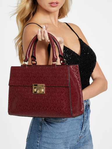 GUESS Giana G-Shine Logo Satchel image 0