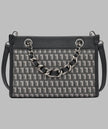 KARL LAGERFELD Mini Savoie Monogram Crossbody - Black image 3