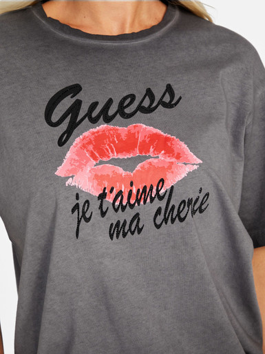 GUESS Vera Crewneck Rhinestone Tee image 4
